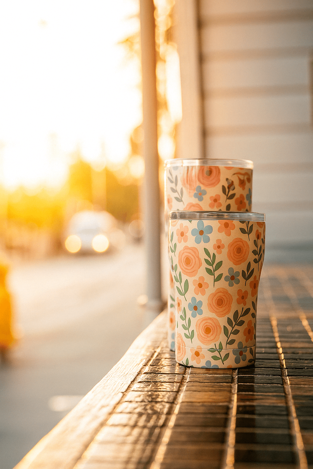12 oz. Tumbler | Peach Petals - SIC Lifestyle
