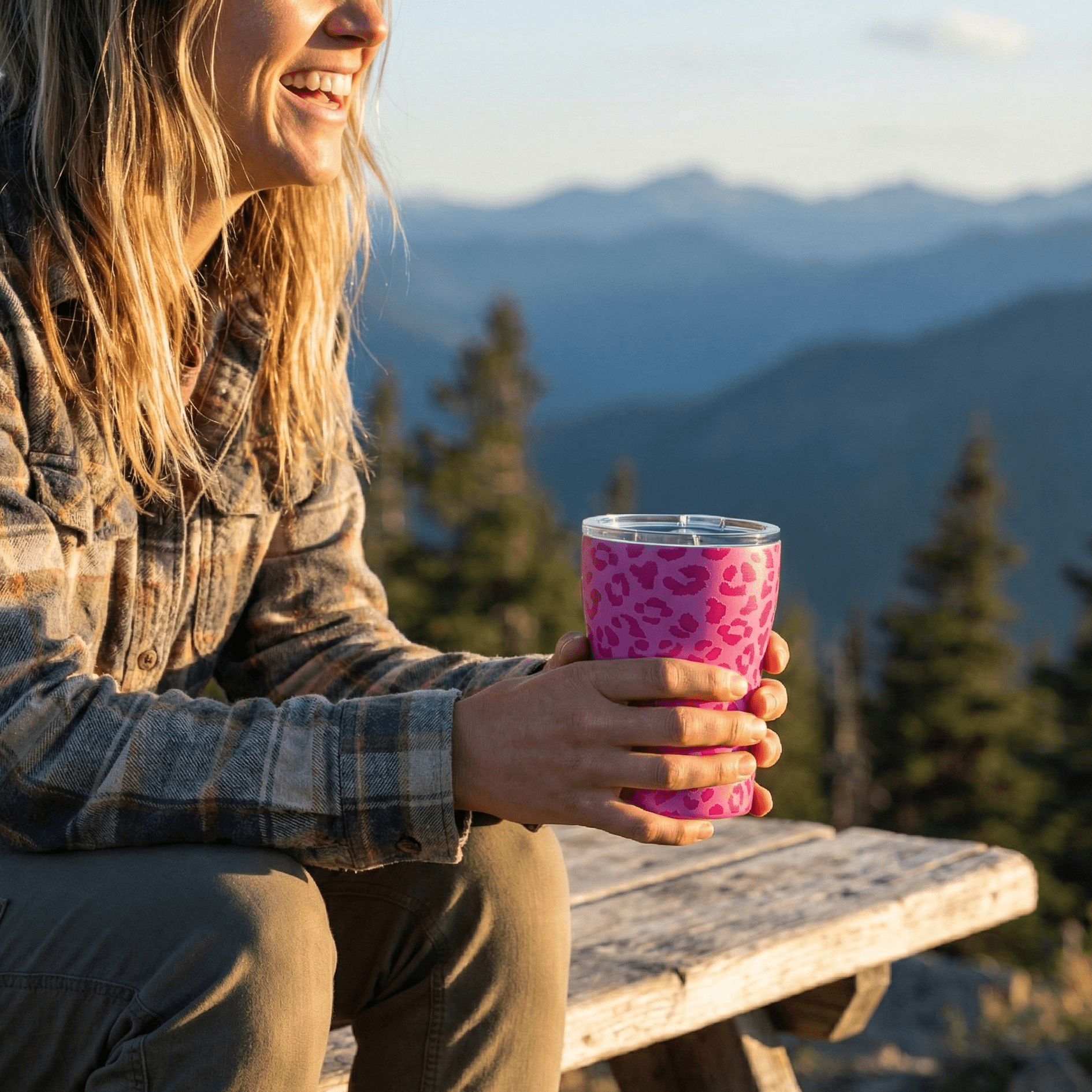 12 oz. Tumbler | Pink Leopard - SIC Lifestyle