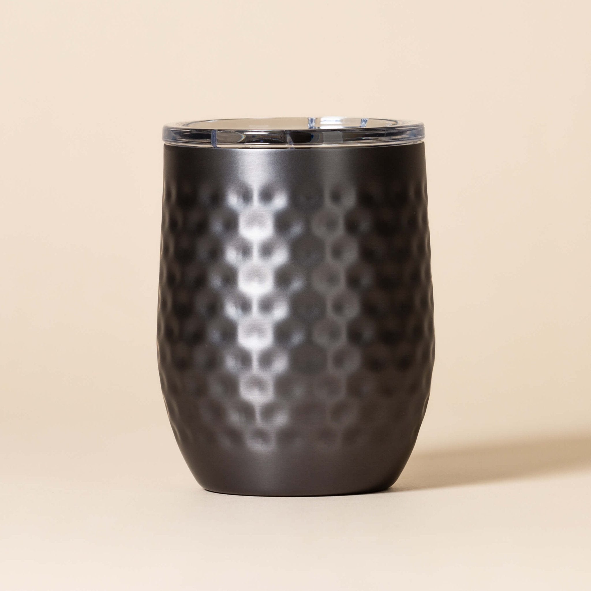 16 oz. SIC® Stemless Hammered Gunmetal - SIC Lifestyle