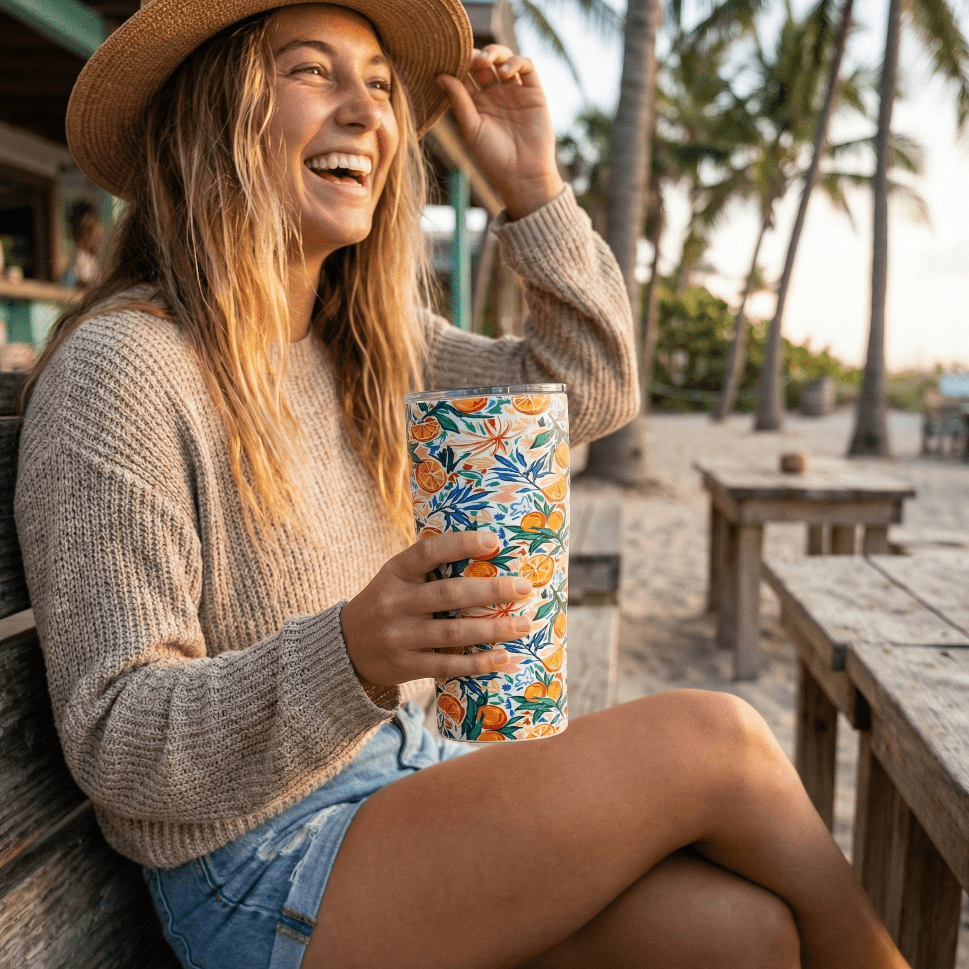 20 oz. Tumbler | Artsy Orange - SIC Lifestyle