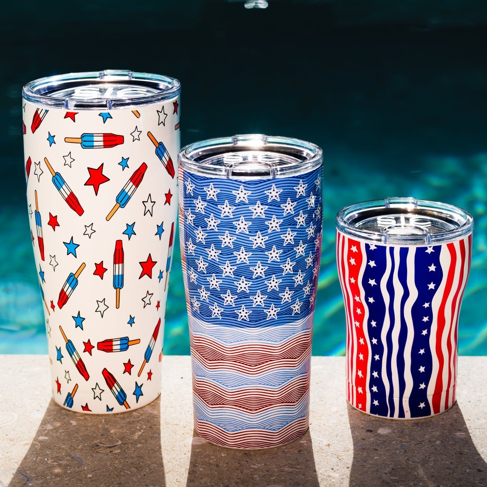 20 oz. Tumbler | Starfish & Stripes - SIC Lifestyle