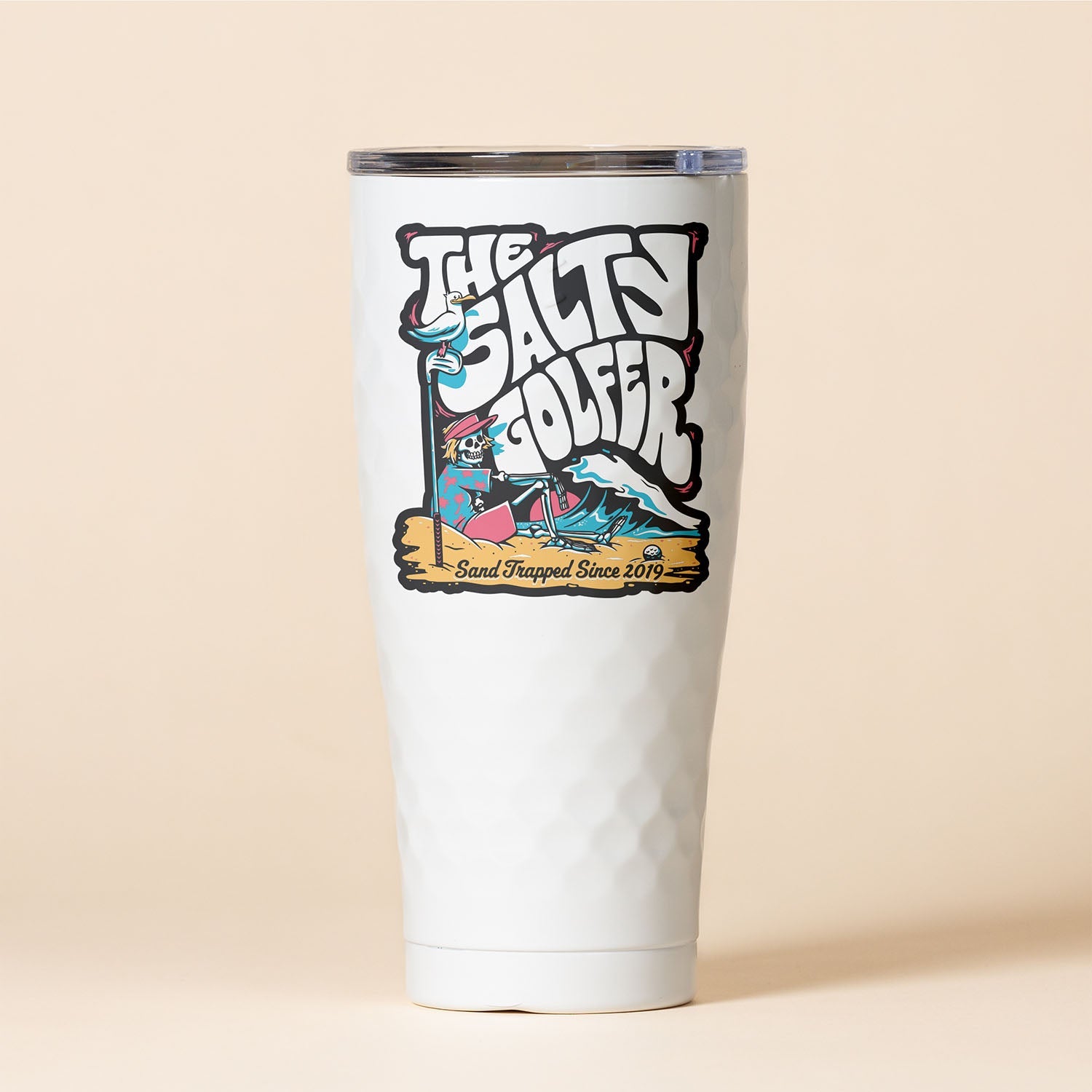 30 oz. Tumbler | SIC X The Salty Golfer Sand Trapped Dimpled - SIC Lifestyle