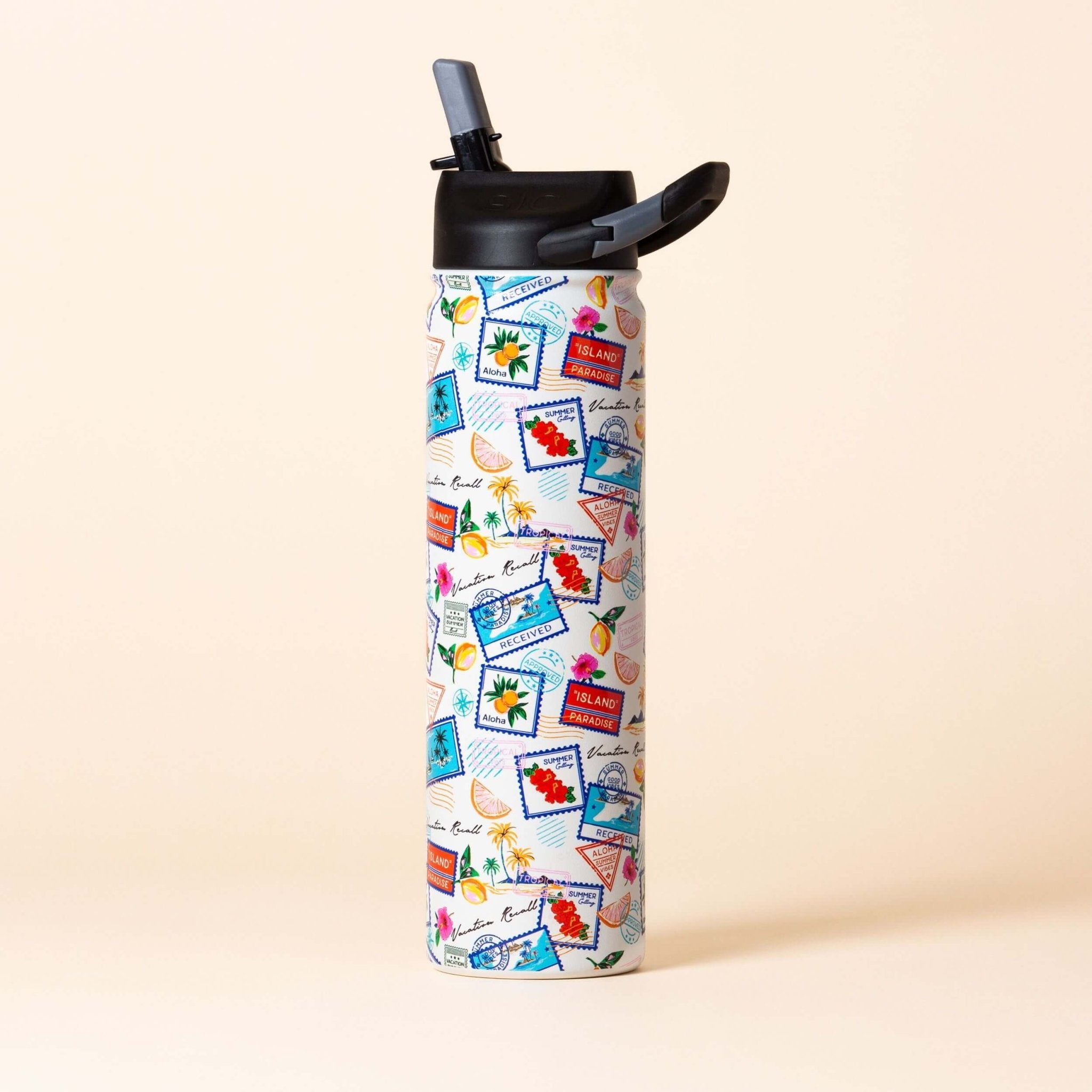 Postcards From Paradise 27 oz. Water Bottle - SIC Lifestyle