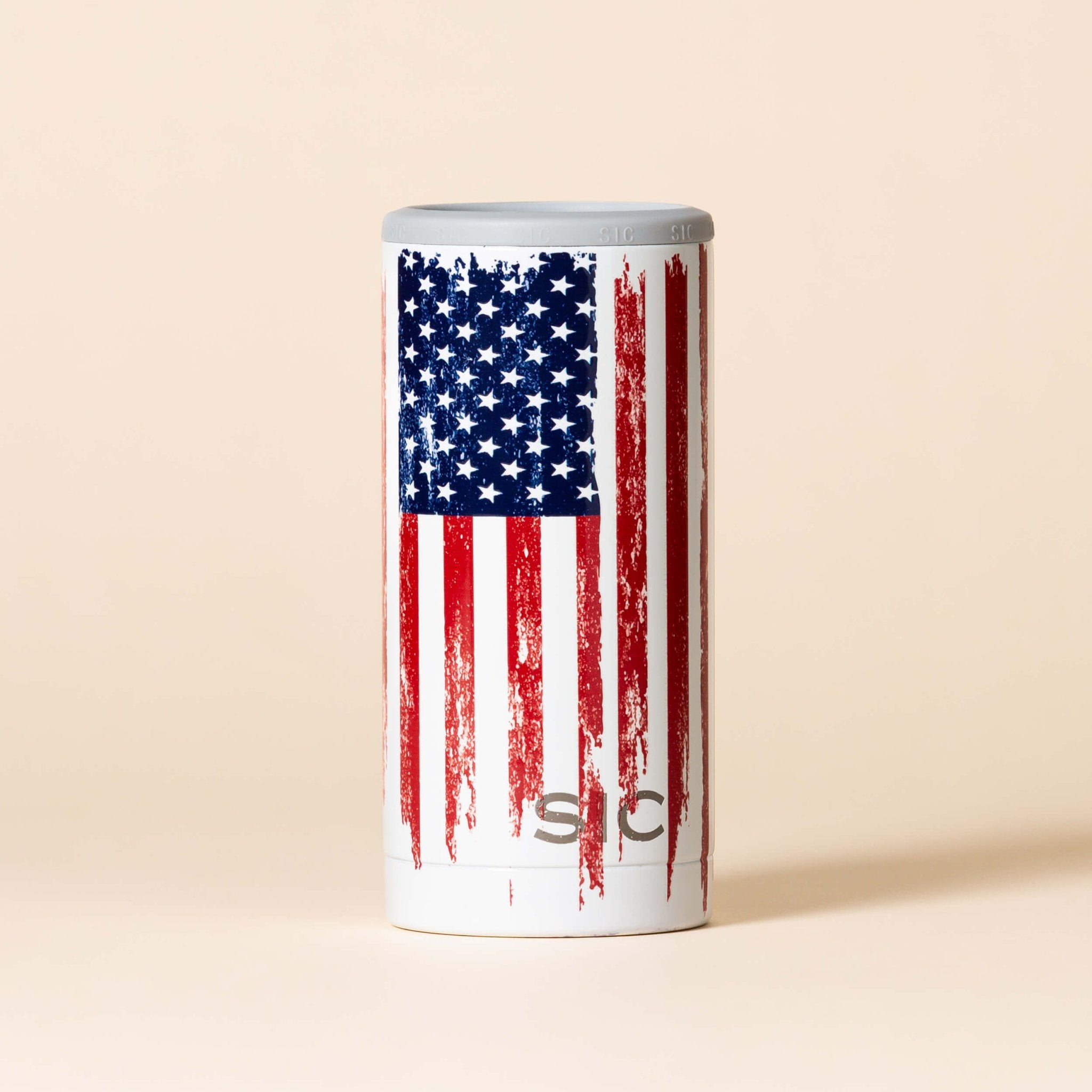 SIC® Slim Can Cooler American Flag - SIC Lifestyle