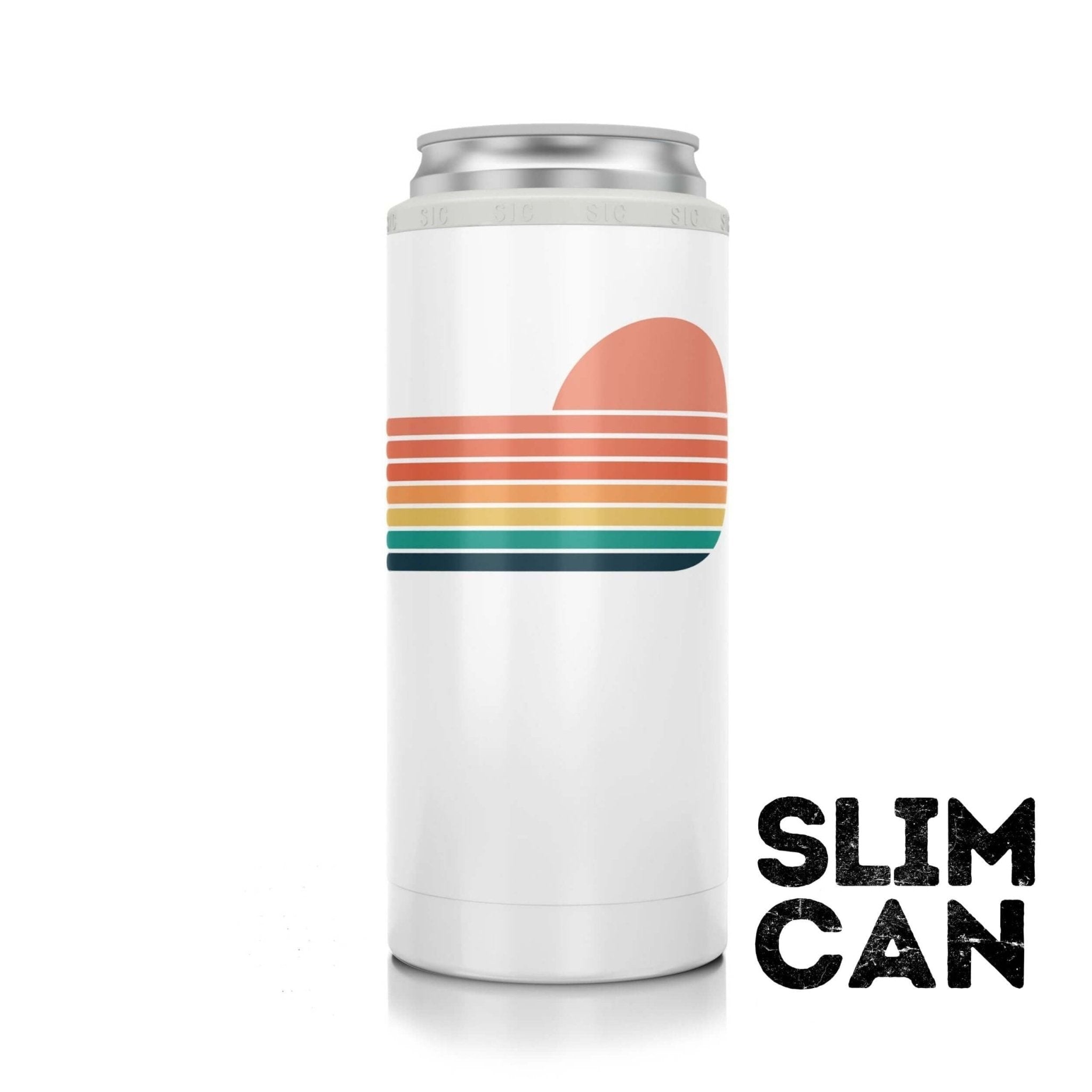 SIC® Slim Can Cooler Retro Sunset - SIC Lifestyle