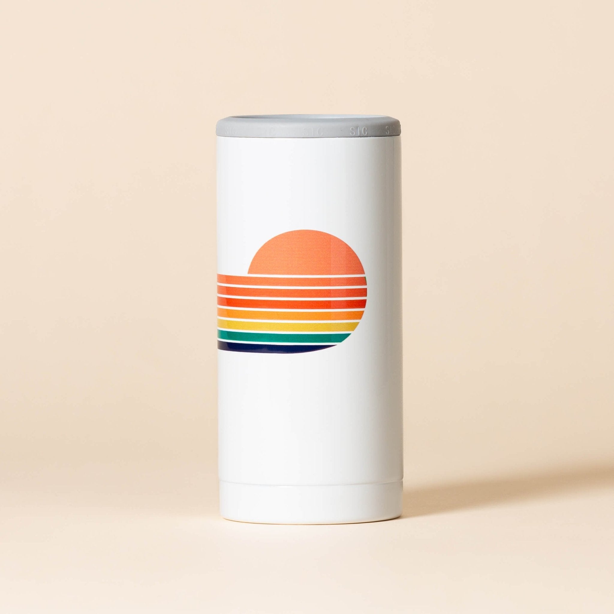SIC® Slim Can Cooler Retro Sunset - SIC Lifestyle
