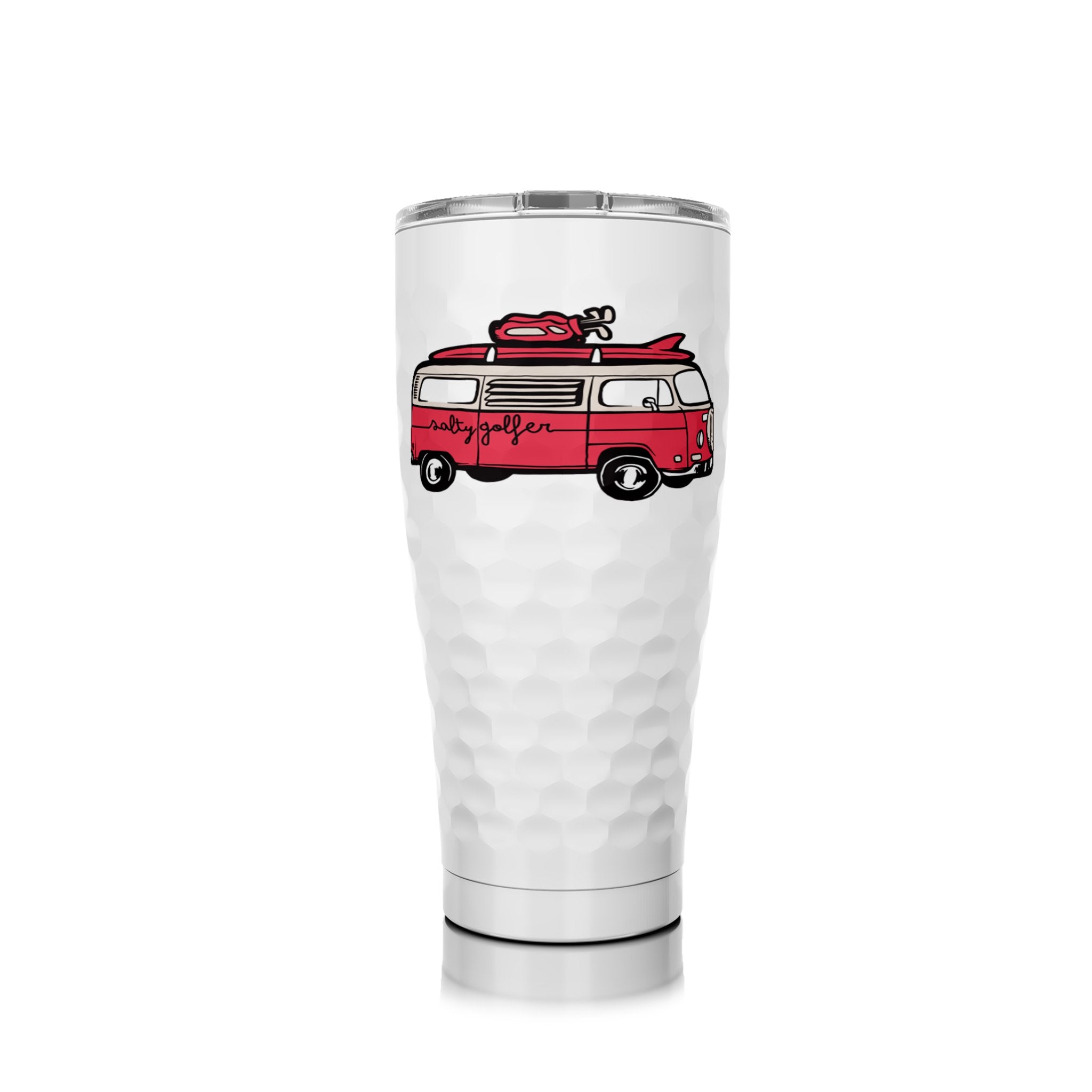SIC X The Salty Golfer Flagship Bus 30 oz. Dimpled Golf Tumbler - SIC Lifestyle