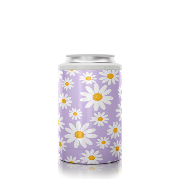 12 oz. Can Cooler Purple Daisy - SIC Lifestyle