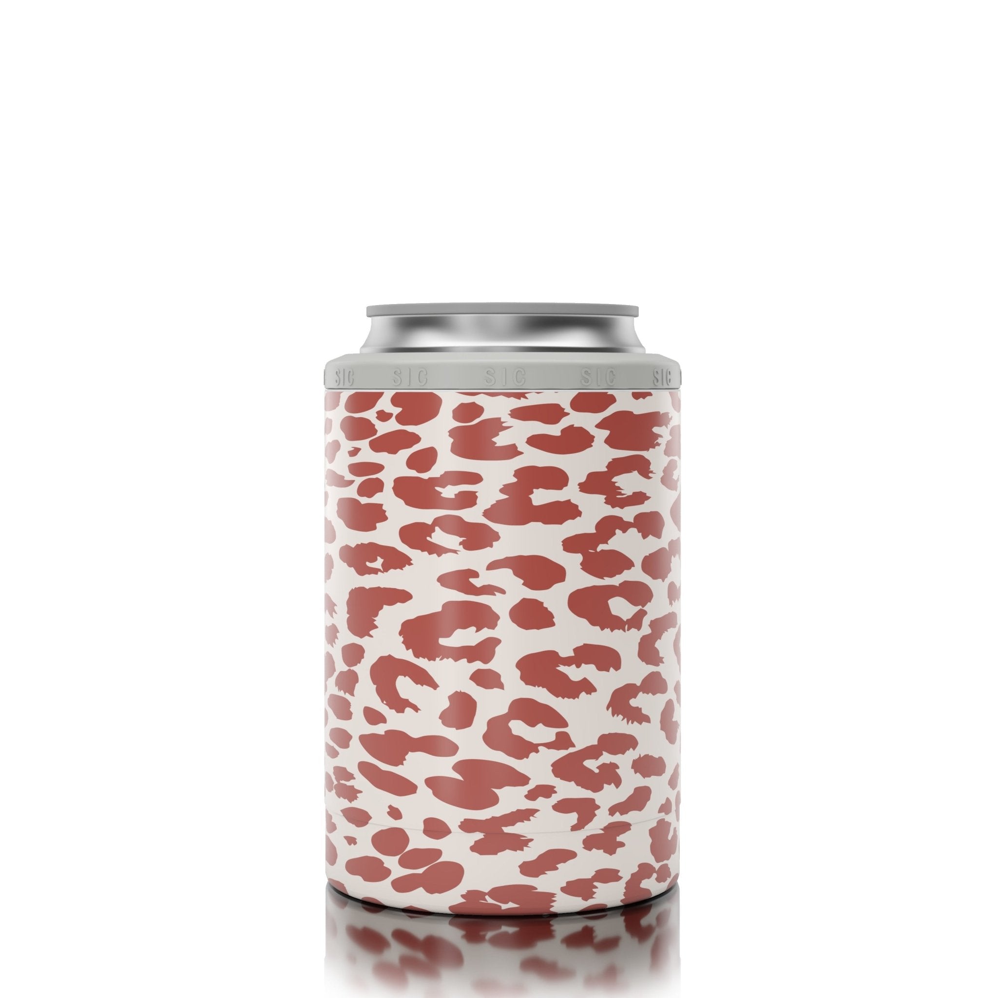 12 oz. SIC® Can Cooler New Leopard - SIC Lifestyle