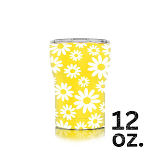 12 oz. SIC® Yellow Daisy Tumbler - SIC Lifestyle