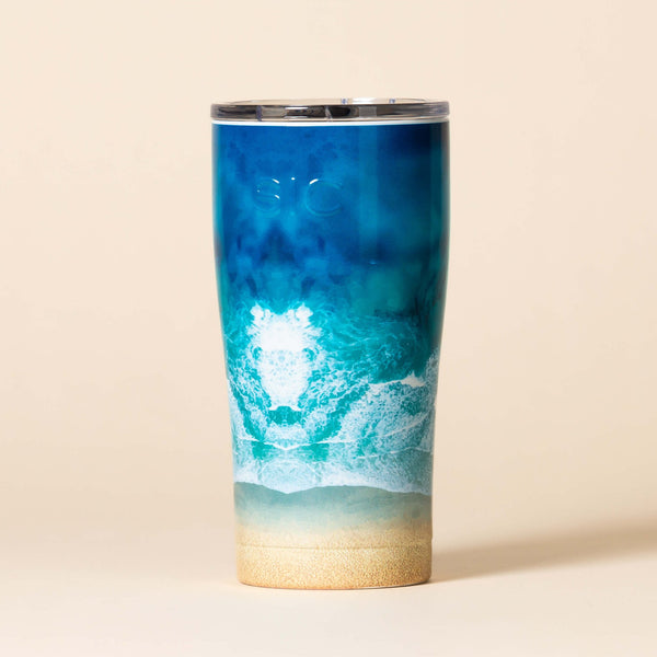 Stay Chill with the 20 oz. SIC Cups Ocean Drone Tumbler