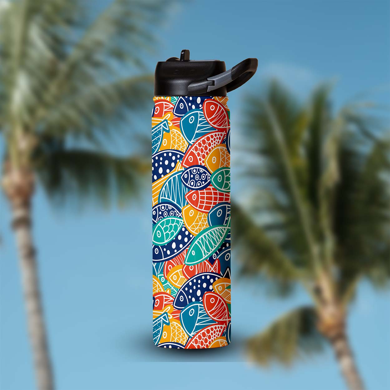 27 oz. Sport Bottle | Fish Frenzy - SIC Lifestyle