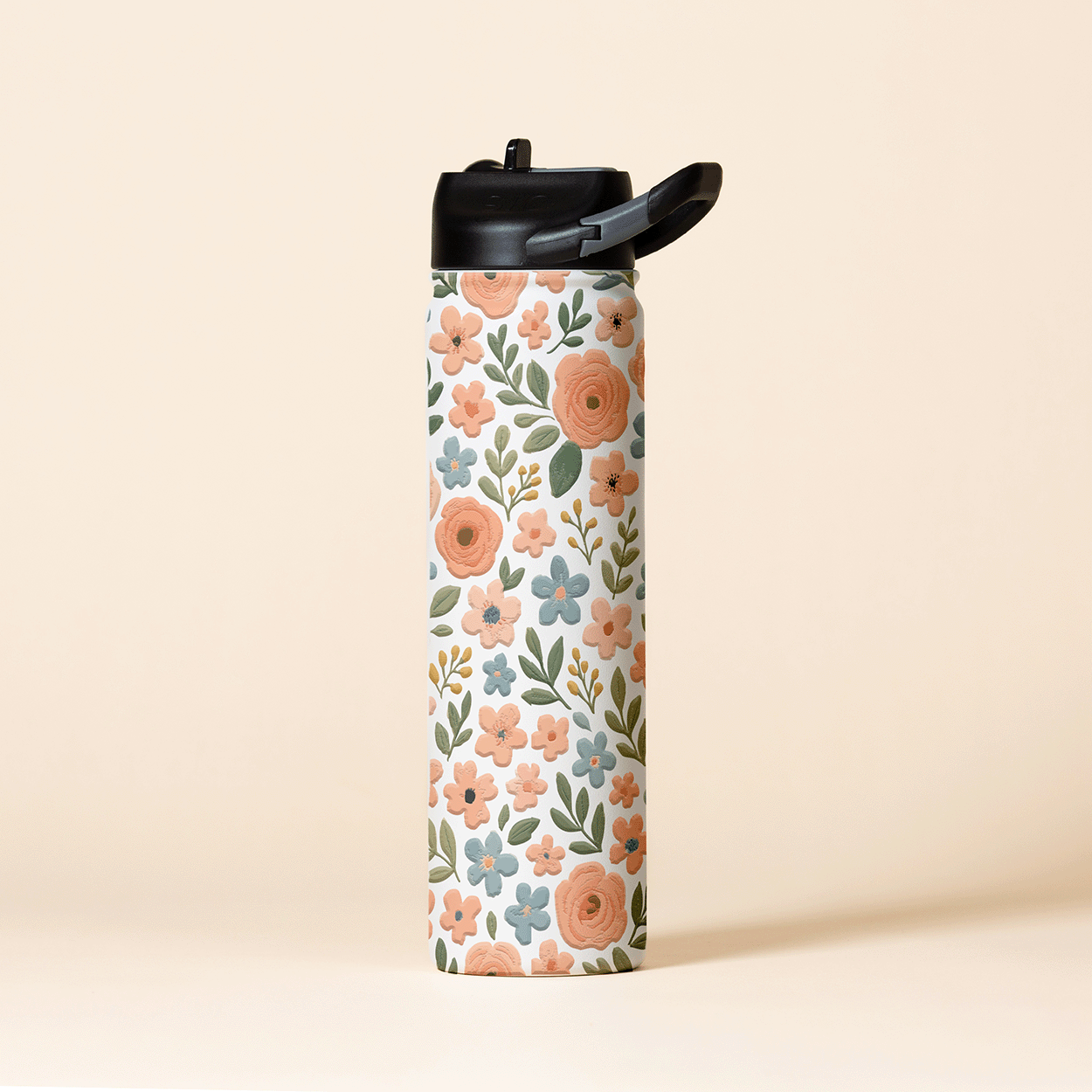 27 oz. Sport Bottle | Peach Petals - SIC Lifestyle