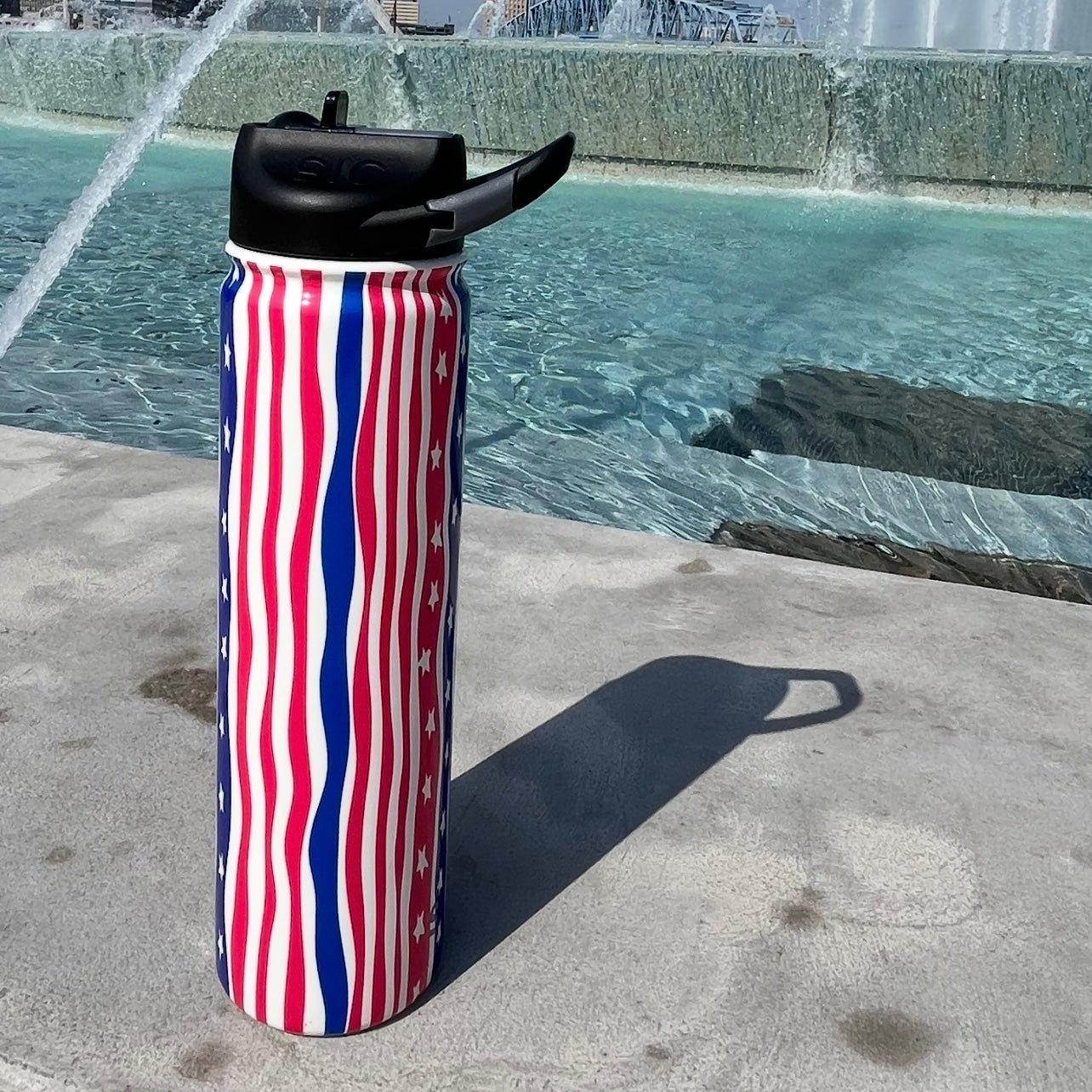 27 oz. Sport Bottle | Waves of Freedom - SIC Lifestyle