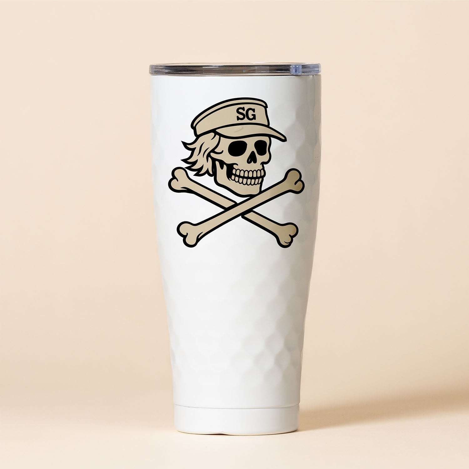 30 oz. Tumbler | SIC X The Salty Golfer Crossbones Dimpled - SIC Lifestyle