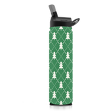 27 oz. Green Christmas Water Bottle