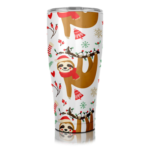30 oz. Festive Sloths