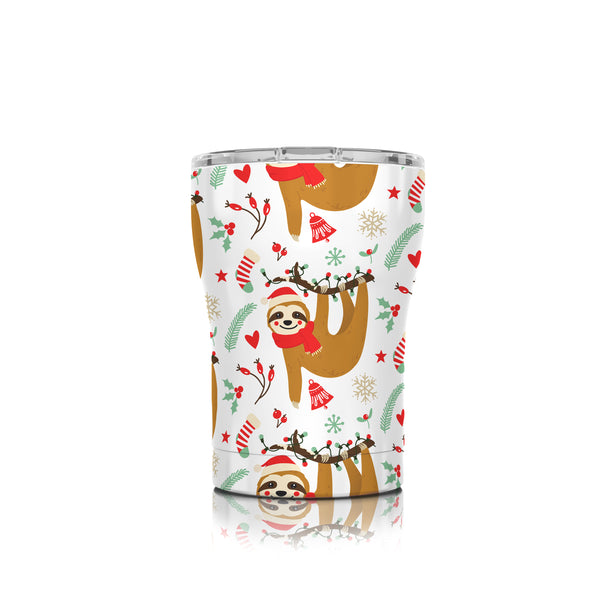 12 oz. Festive Sloths