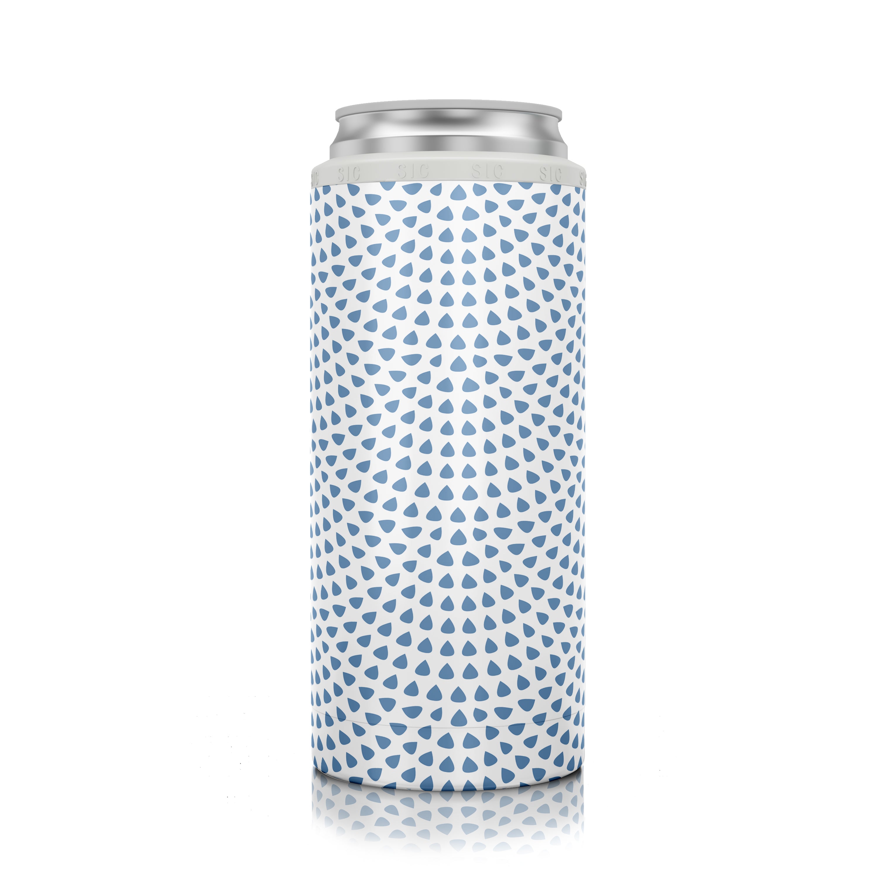 SIC® Slim Can Cooler Fish Scales