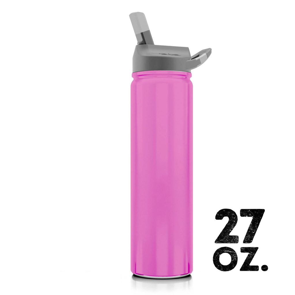 SIC Pink Fusion 27 oz. Water Bottle with Size Guide