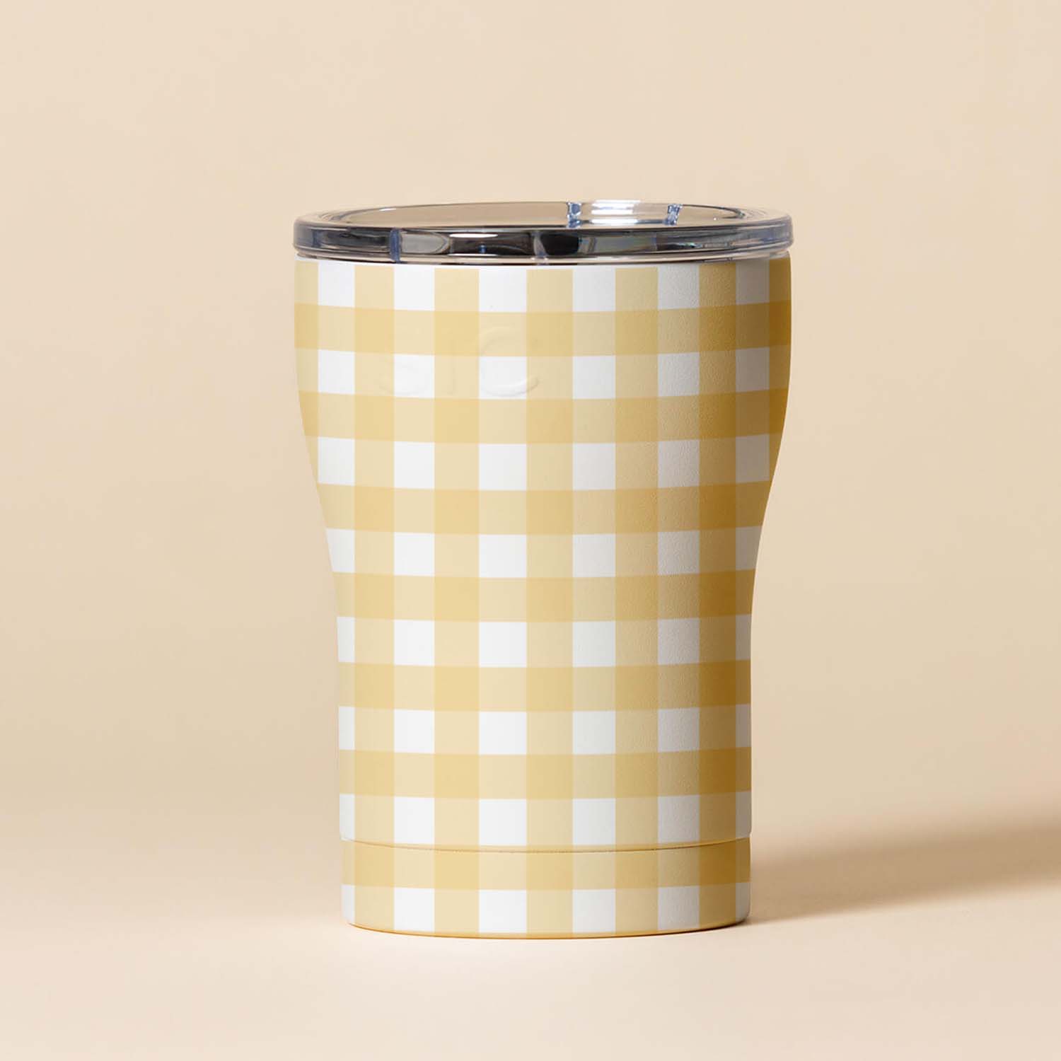12 oz. Tumbler | Yellow Gingham