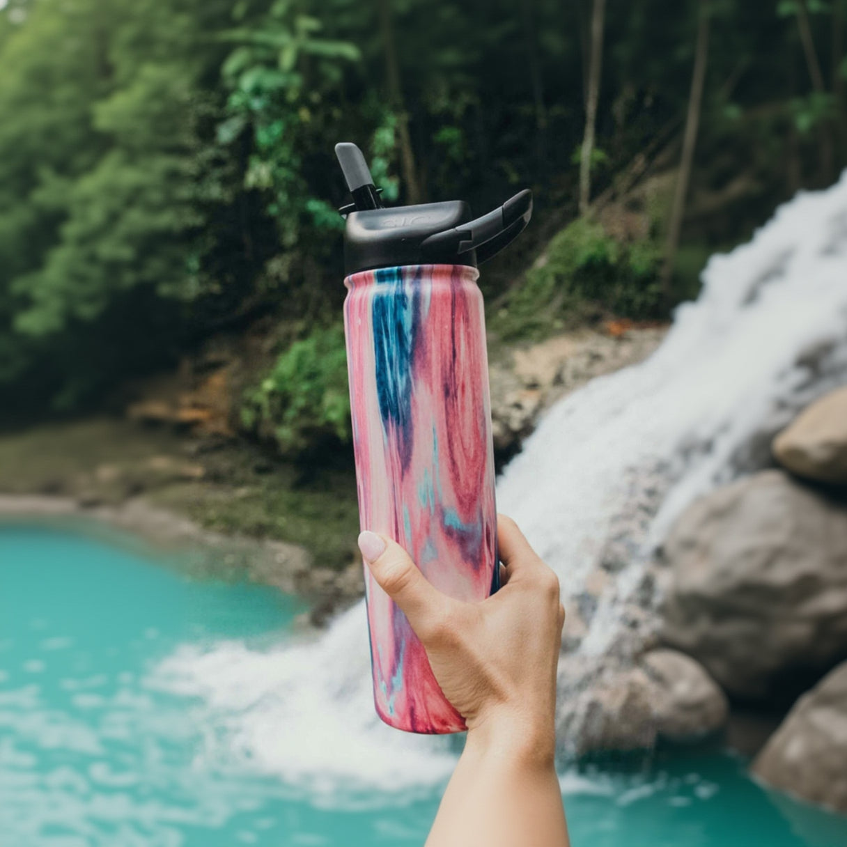 Cotton Candy 27 oz. Water Bottle - SIC Lifestyle