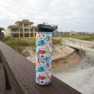 Postcards From Paradise 27 oz. Water Bottle - SIC Lifestyle