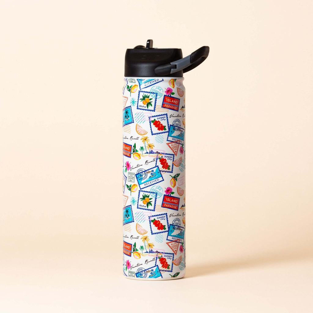 Postcards From Paradise 27 oz. Water Bottle - SIC Lifestyle