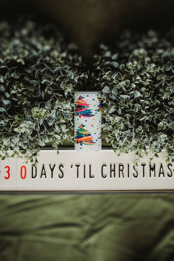 SIC® Slim Can Cooler Colorful Christmas Trees - SIC Lifestyle