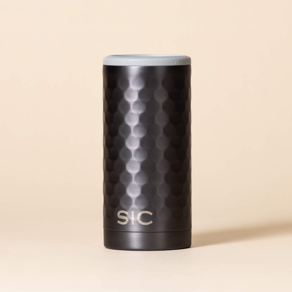 SIC® Slim Can Cooler Hammered Gunmetal - SIC Lifestyle