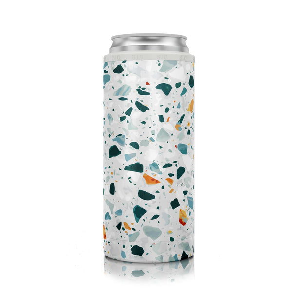 SIC® Slim Can Cooler Sea Glass Stone - SIC Lifestyle