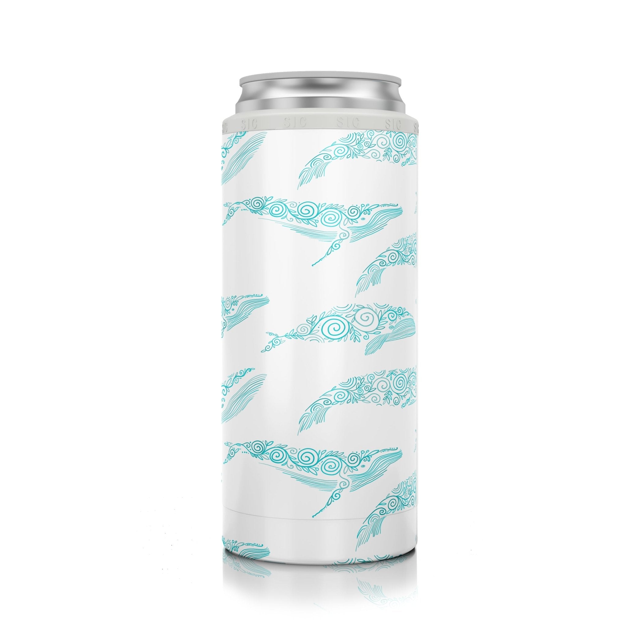 SIC® Slim Can Cooler Wacky Whales - SIC Lifestyle