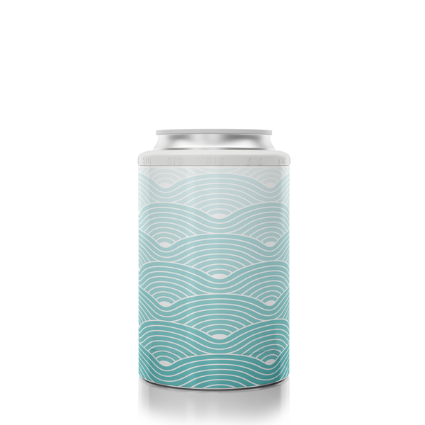 12 oz. Can Cooler Curly Waves