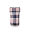 12 oz. Pink & Navy Plaid