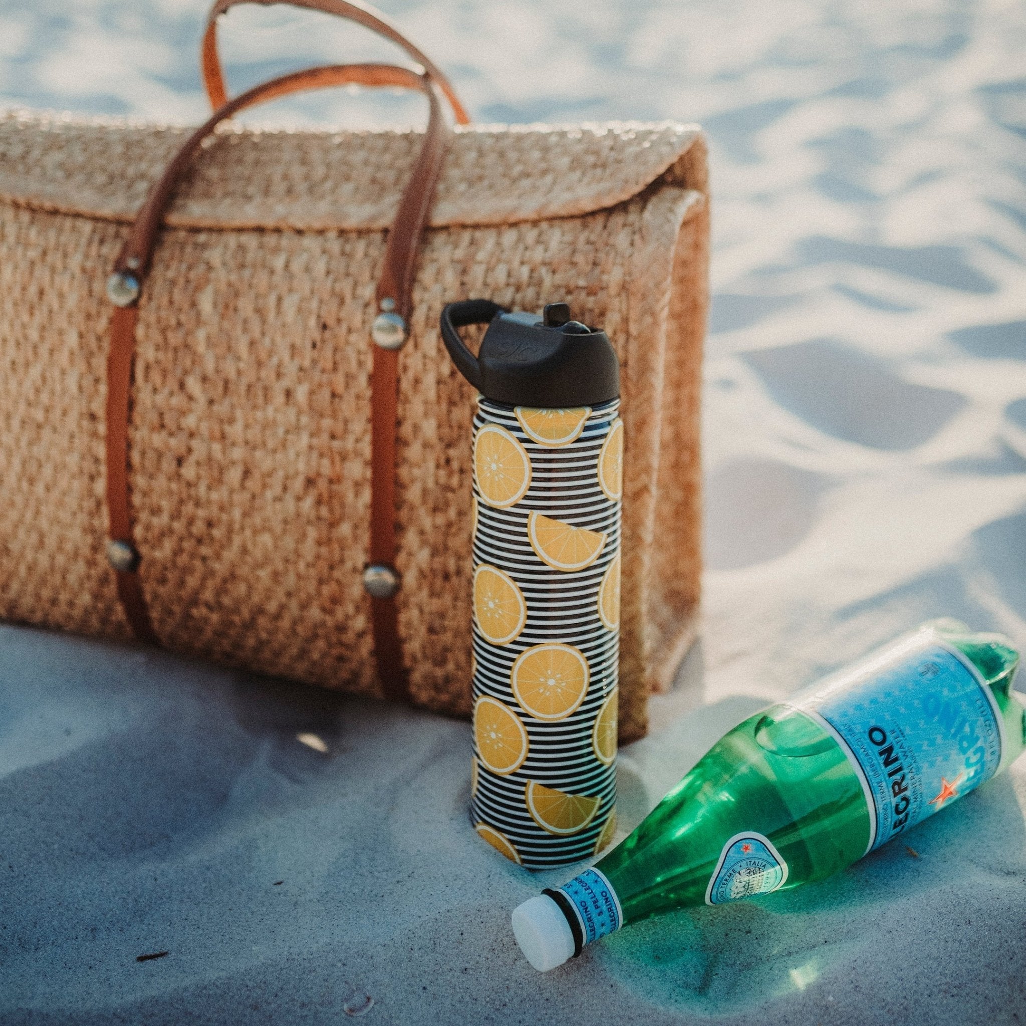 27 oz. Sport Bottle | Lemon Stripes