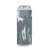 Slim Can Cooler Grey Camo