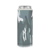Slim Can Cooler Grey Camo