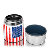 17 oz. American Flag Food Insulator