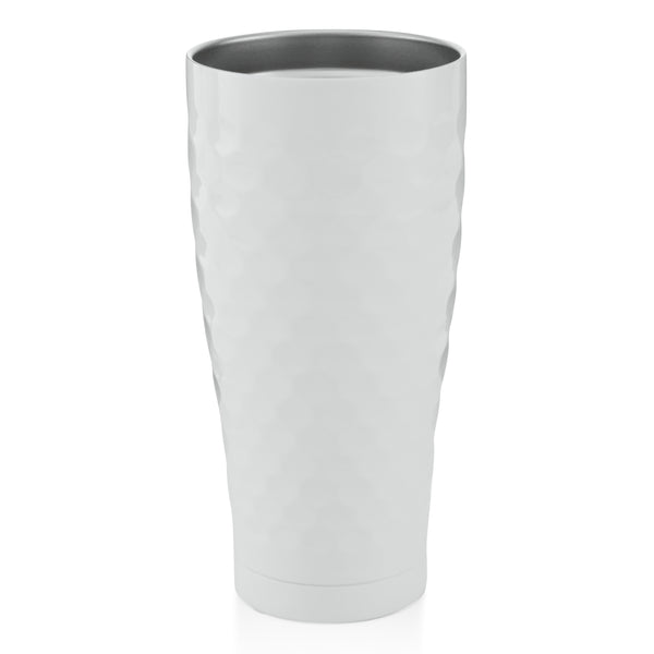 White Golf Dimpled 20oz Insulated Tumbler – Crystal Images, Inc.