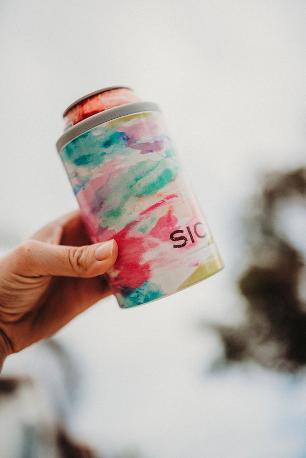 12 oz. Can Cooler Watercolors