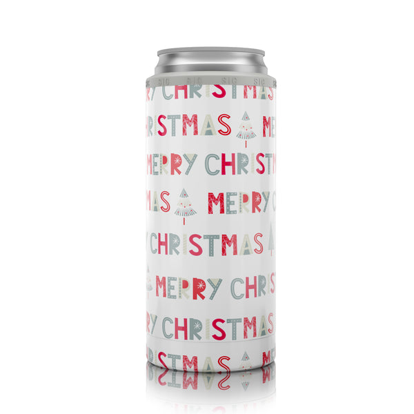 SIC® Slim Can Cooler Merry Christmas