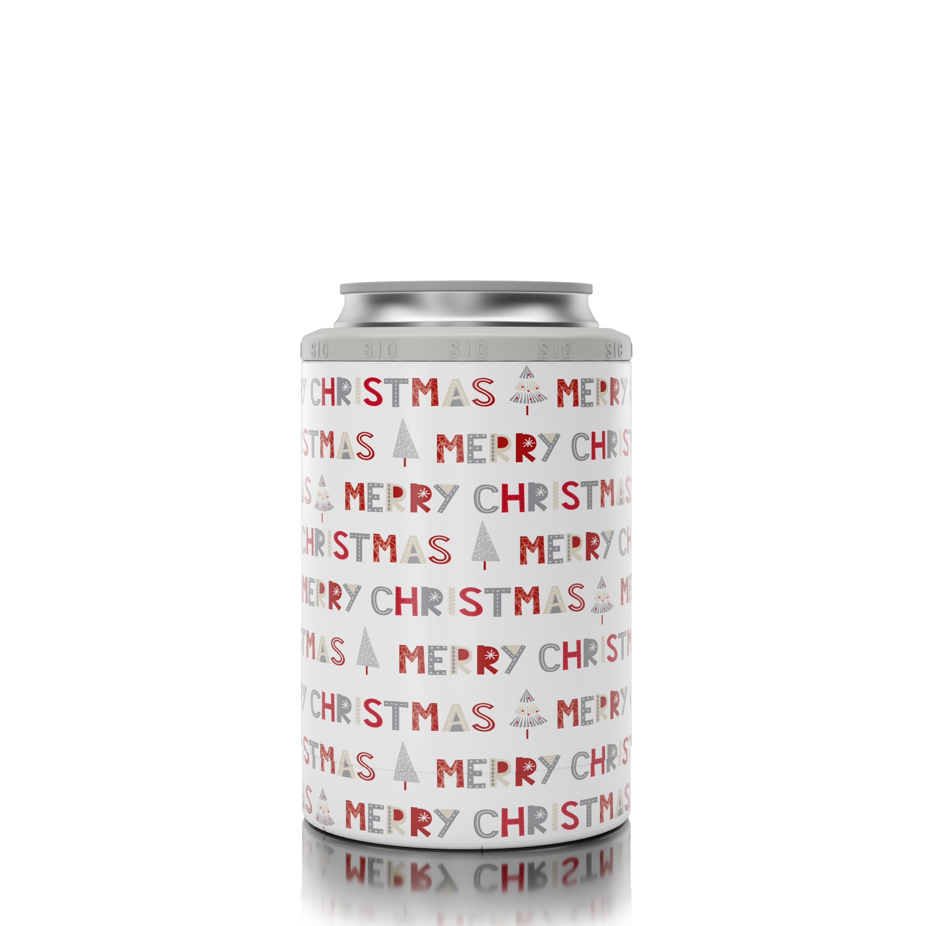 12 oz. SIC® Can Cooler Merry Christmas