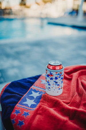 12 oz. Can Cooler Falling stars